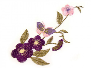 Velká nažehlovačka květy / růže