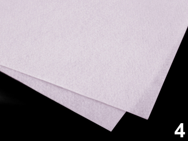 Látková dekorativní plsť / filc soft 30x30 cm