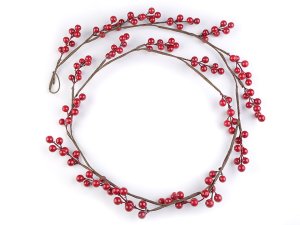 Umělá větvička / girlanda jeřabin