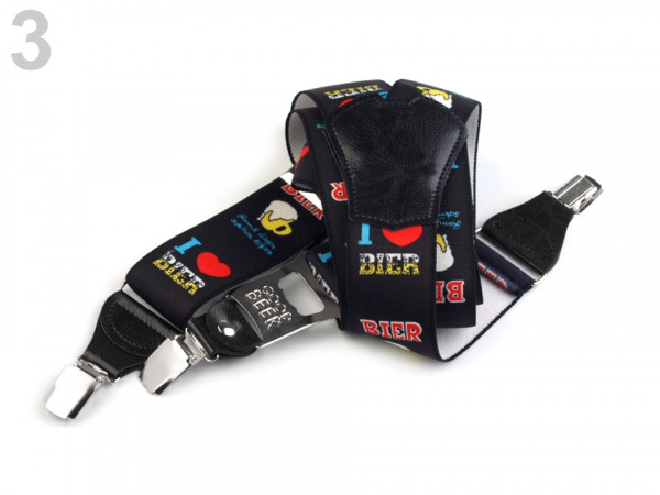 Šle pivní s otvírákem šíře 4 cm délka 120 cm