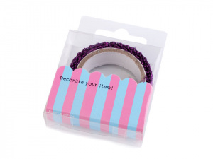 Samolepicí krajka šíře 17 mm lesklá