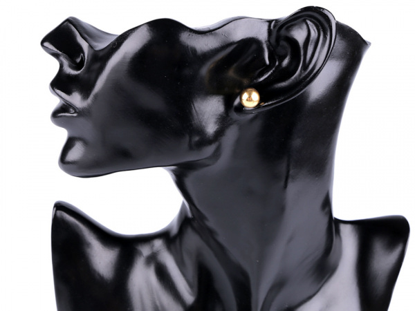 Náušnice kuličky z nerezové oceli