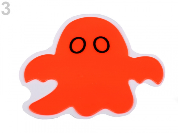 Reflexní samolepka strašidýlko