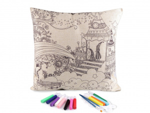 Kreativní sada povlak na polštář k domalování