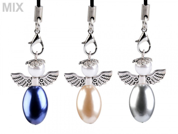 Anděl pro štěstí, v krabičce v češtině, slovenštině a angličtině