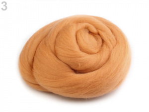 Ovčí rouno 20 g česané extra jemné