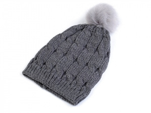 Kožešinová bambule na čepici Ø7-9 cm