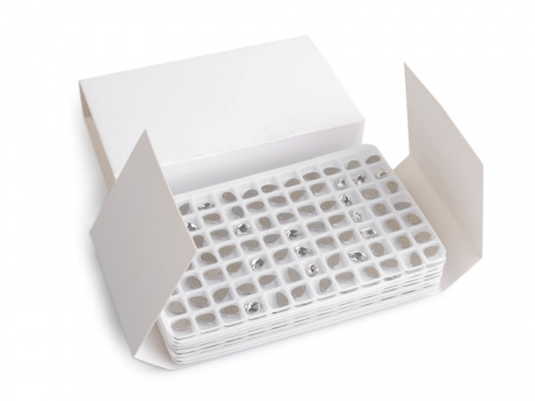 Broušené kamínky kapky našívací