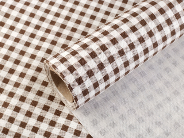 Dekorační látka šíře 28 cm káro