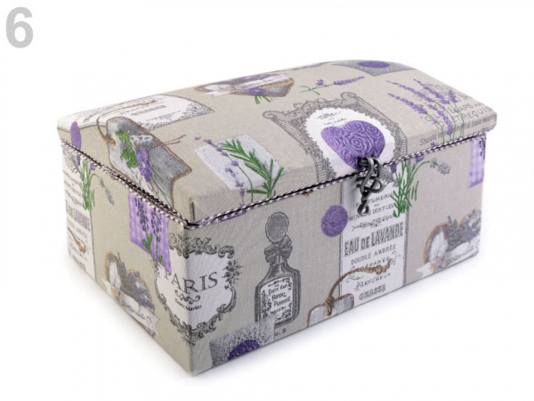 Kazeta / košík na šití čalouněný