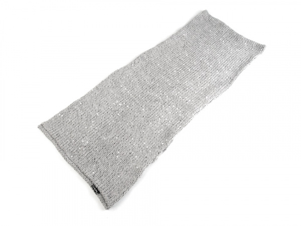 Pletený nákrčník s flitry Capu