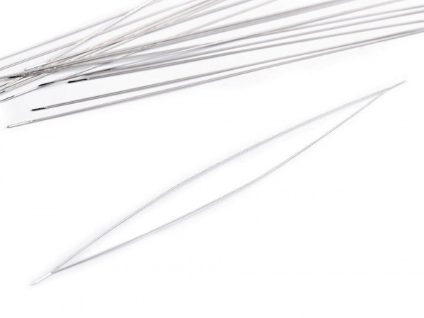 Rozevírací jehla na korálky 100 mm