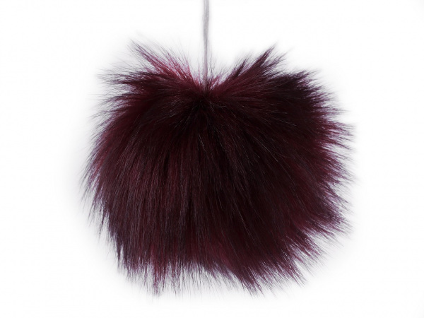 Kožešinová bambule na čepici Ø7-9 cm