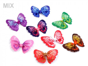 Textilní aplikace / nášivka 3D motýl