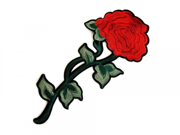 Velká nažehlovačka květy / růže