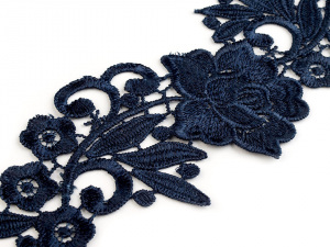 Krajková aplikace / vsadka 7,5x25,5 cm