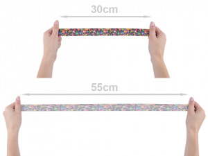 Pruženka šíře 27 mm květiny