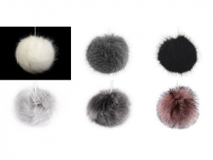 Kožešinová bambule Ø9 cm