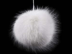 Kožešinová bambule na čepici Ø7-9 cm