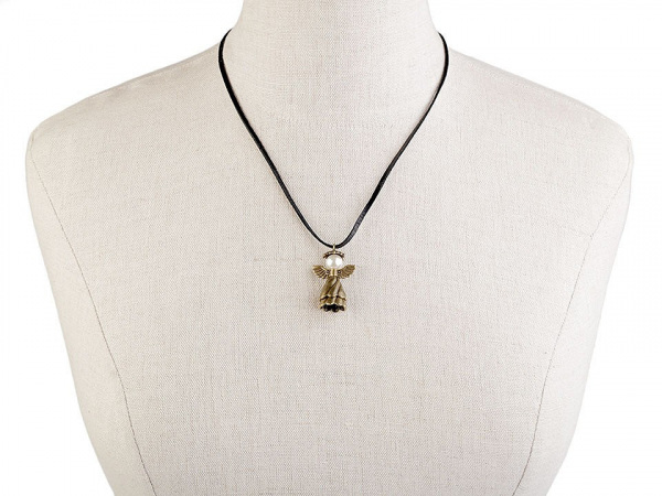 Kreativní sada anděl s koženým řemínkem