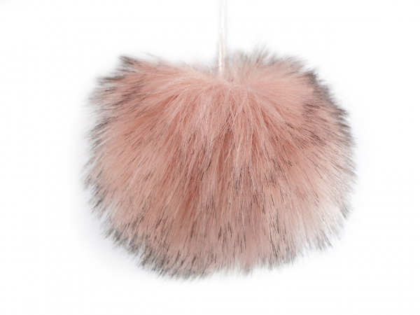 Kožešinová bambule na čepici Ø7-9 cm