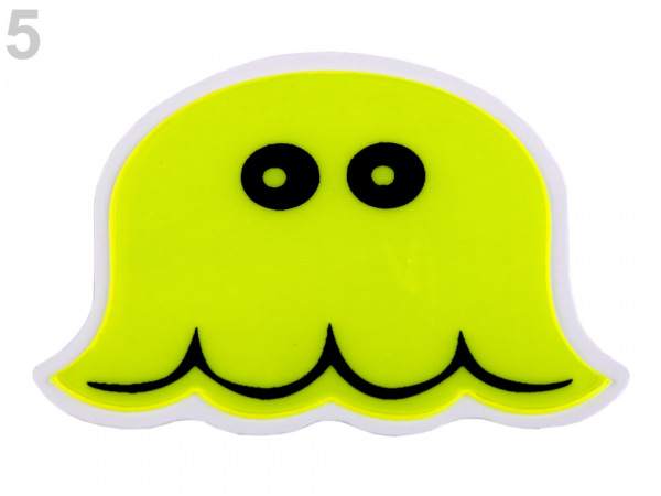 Reflexní samolepka strašidýlko