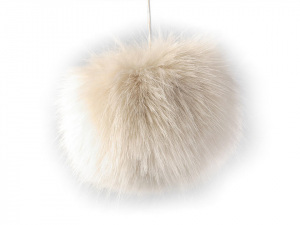 Kožešinová bambule na čepici Ø7-9 cm