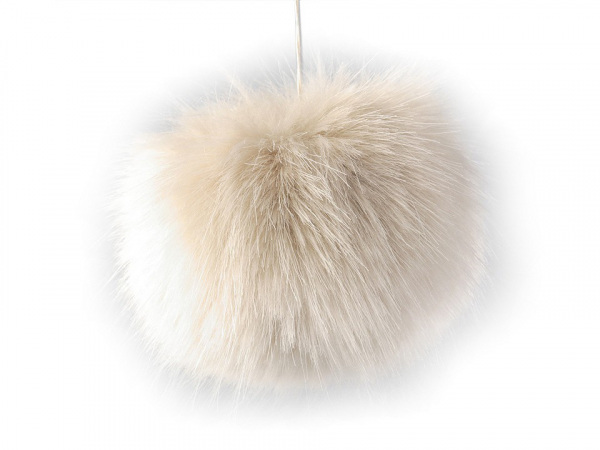 Kožešinová bambule na čepici Ø7-9 cm