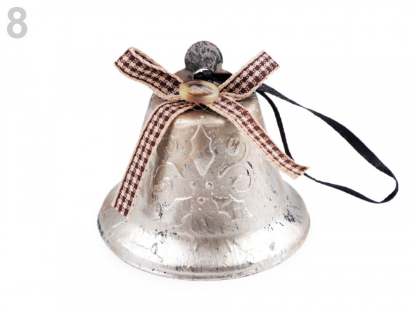 Vánoční zvoneček 60x65 mm