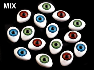 Oči nalepovací 16x23 mm