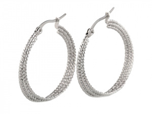 Náušnice kruhy z nerezové oceli