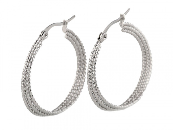 Náušnice kruhy z nerezové oceli