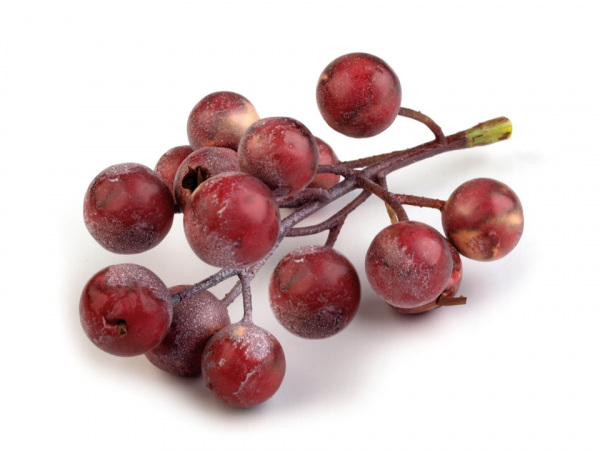 Umělé bobule trs k aranžování