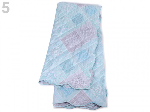 Prošívaný přehoz na postel oboustranný 220x240 cm