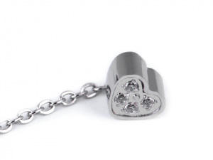 Náušnice z nerezové oceli s broušenými kamínky