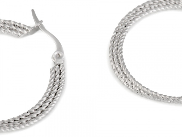 Náušnice kruhy z nerezové oceli
