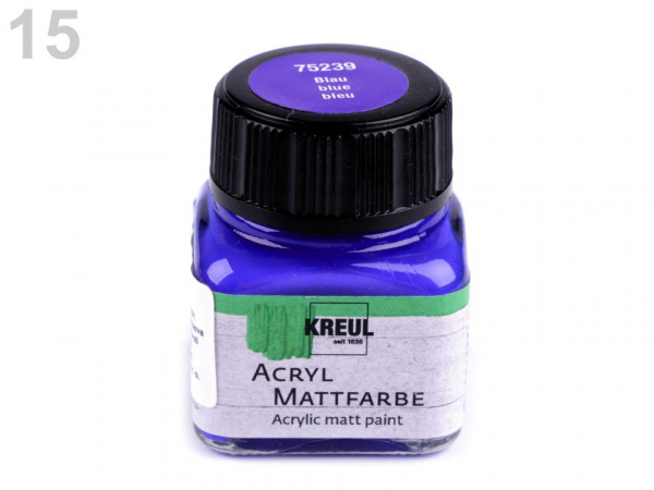 Akrylová barva na malování dekorací a interiérů 20 ml