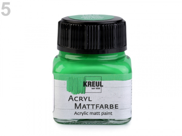 Akrylová barva na malování dekorací a interiérů 20 ml