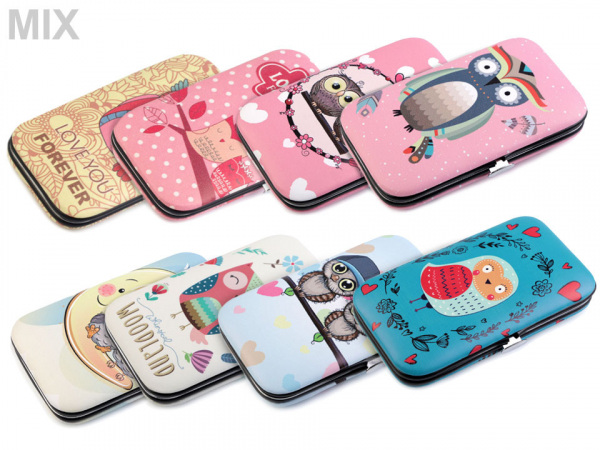 Manikúra v pouzdře sova