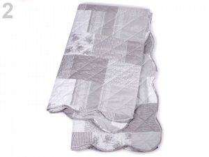 Prošívaný přehoz na postel oboustranný 220x240 cm