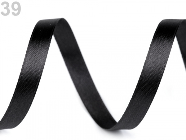 Atlasová stuha oboulící svazky po 5 m šíře 10 mm