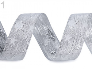 Stuha s lurexem šíře 25 mm