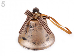 Vánoční zvoneček 60x65 mm