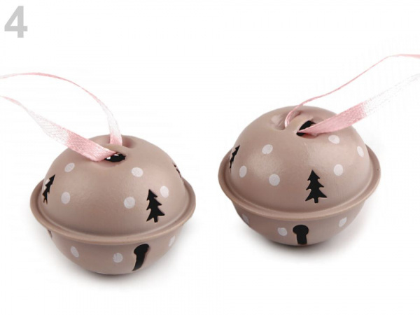 Vánoční rolničky vintage Ø40 mm