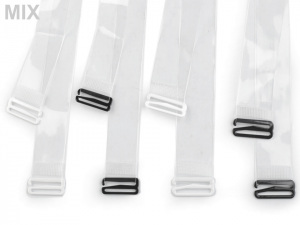 Podprsenkové zadní zapínání transparentní