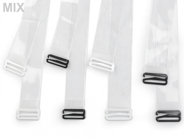 Podprsenkové zadní zapínání transparentní