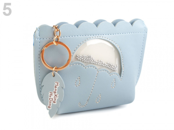 Peněženka / klíčenka s přesýpacím deštníkem