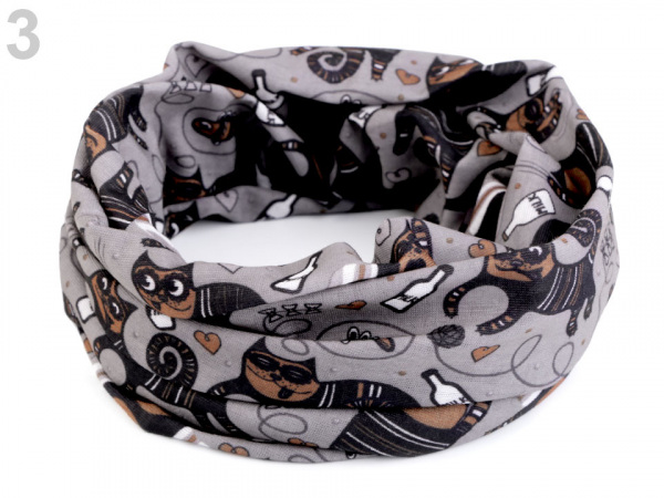 Šátek multifunkční 48x50 cm