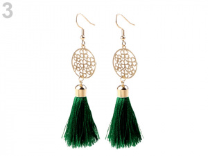 Náušnice z nerezové oceli se střapci