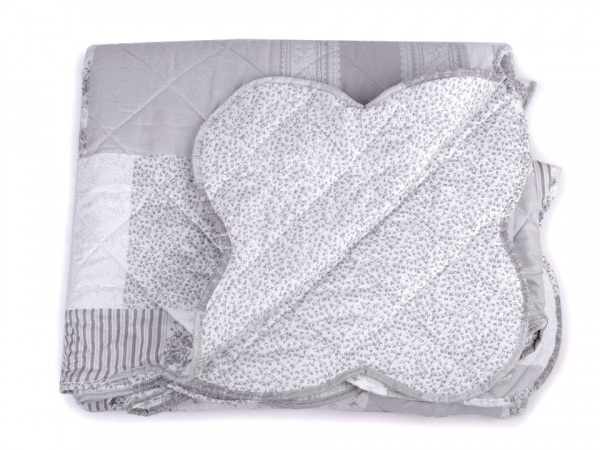 Prošívaný přehoz na postel oboustranný 220x240 cm